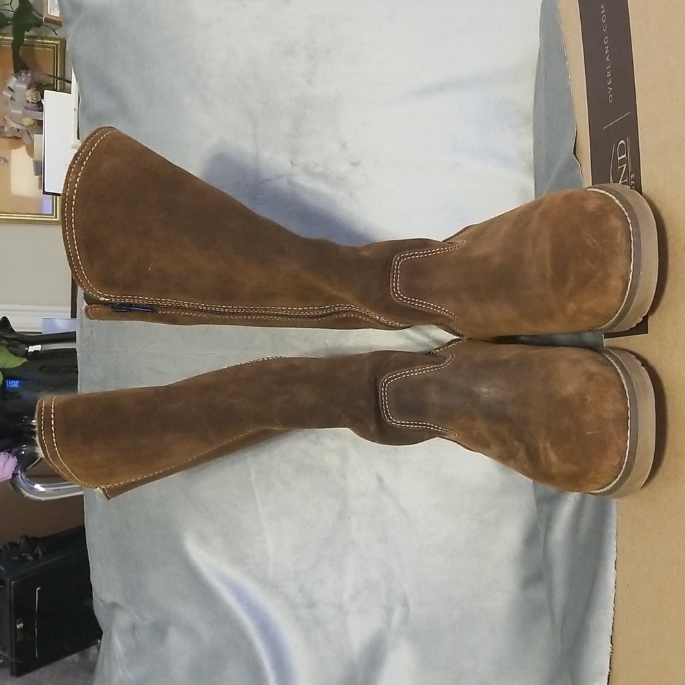 Overland suede shearling boots